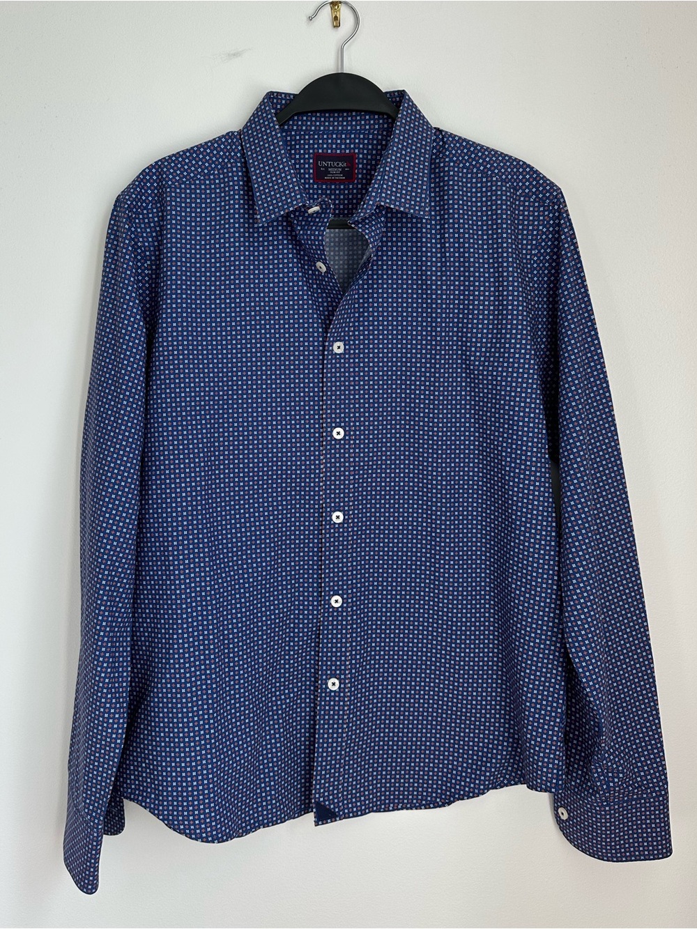 UNTUCKit Men's Slim Fit Button-down Shirt, Size M